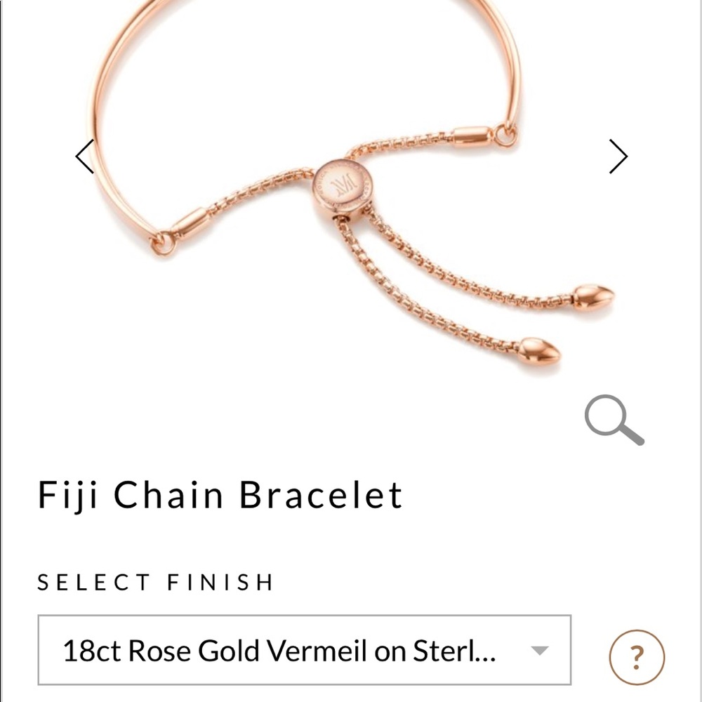 18ct vermeil rose gold bracelet - Picture 6 of 6